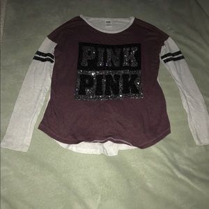 Pink long sleeve shirt (Size M)